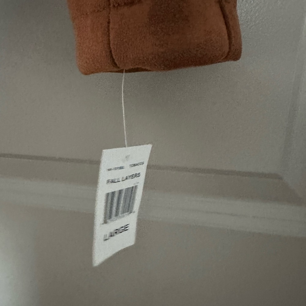 Faux suede tan. Interior lining. - Picture 6 of 10
